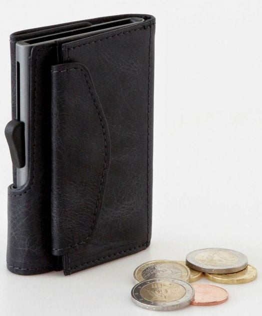 Портфейл за карти и монети C-secure Blackwood