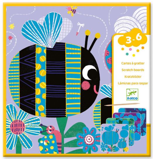 Скреч картини Djeco - Животни