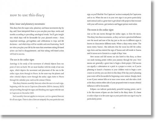 2025 Astrology Diary - Northern Hemisphere