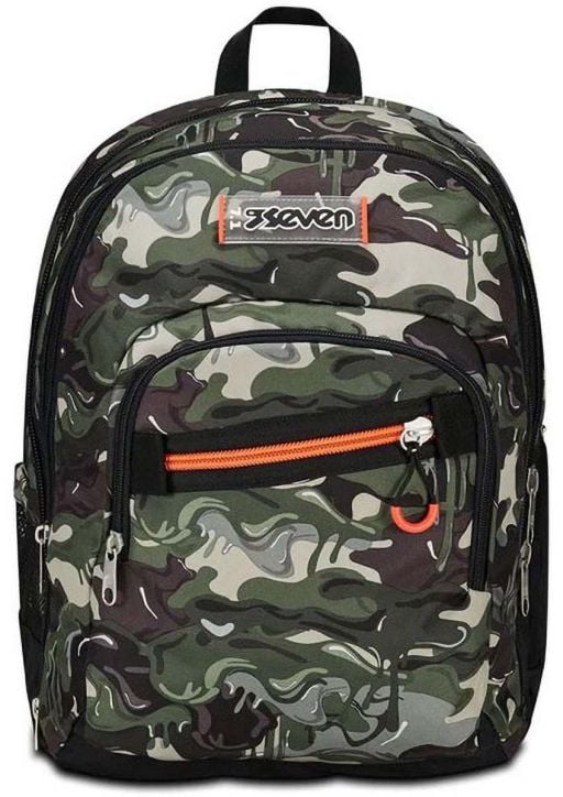 Ученическа раница Seven Advance Detach Camo с две отделения