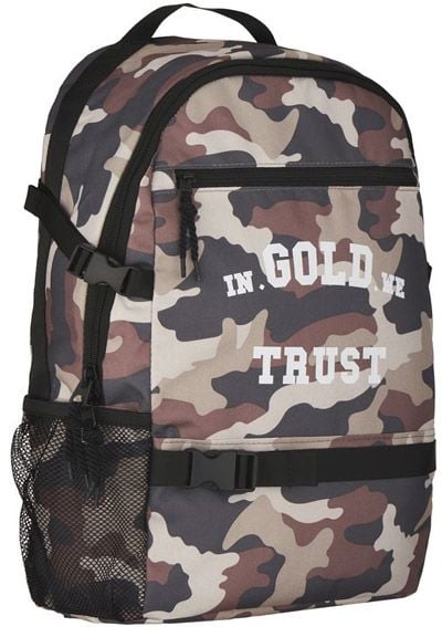 Ученическа раница In Gold We Trust Camouflage