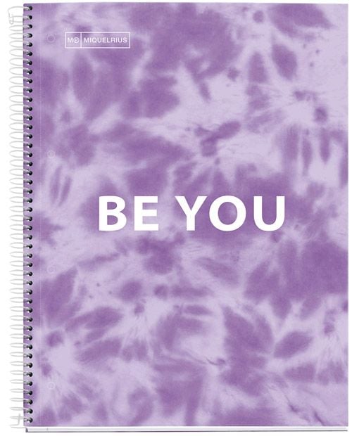 Тетрадка Miquelrius The Original Be You А4 със спирала, 120 листа на малки квадратчета