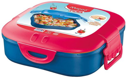 Кутия за храна Maped Concept Kids, червена