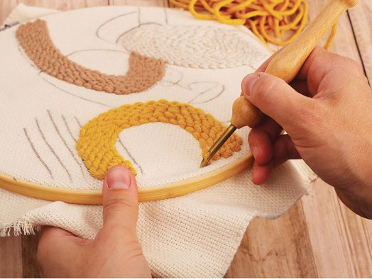 Комплект за пънч бродерия Graine Creative - Арт