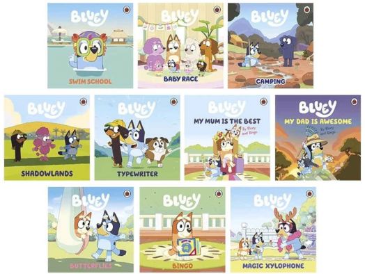 Bluey 10 Books Shrink-wrap Set