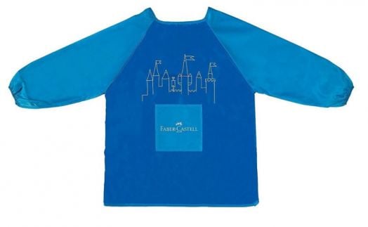 Детска престилка Faber-Castell, синя
