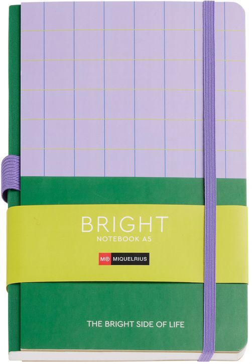 Тефтер Miquelrius Bright A5, зелен