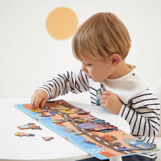 Магнитни истории Janod - Строителна площадка