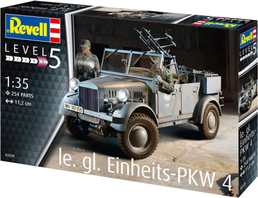 Сглобяем модел Revell - Военен високопроходим автомобил Einheits-PKW Kfz.4