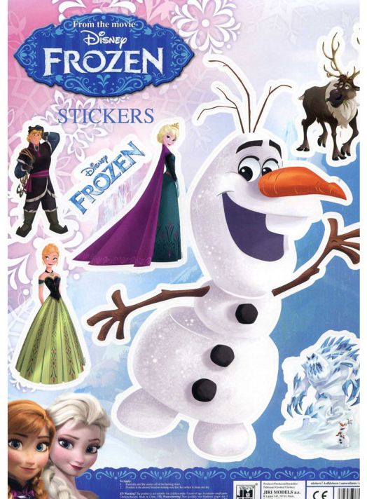 Стикери Simetro - Frozen, Замръзналото кралство - Olaf, прав