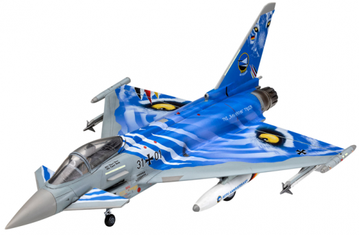Сглобяем модел Revell - Изтребител Eurofighter Баварският тигър 2021