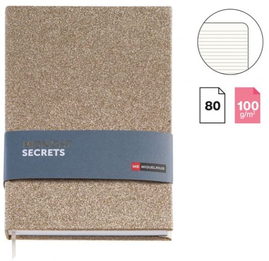 Тефтер Miquelrius Midnight Secrets Glitter