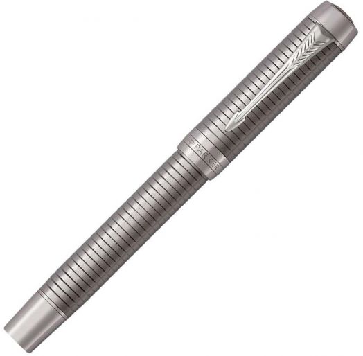 Писалка Parker Royal Duofold Prestige Ruthenium Chiselled