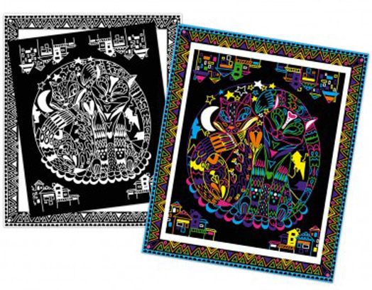 Творчески комплект Janod - Оцветяване с флуоресцентни маркери