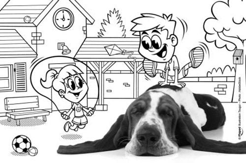 Картички за оцветяване Maped, 10 листа