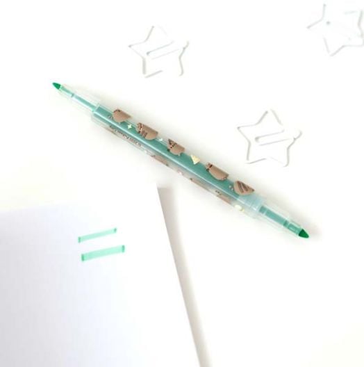 Комплект двувърхи флумастeри Pusheen