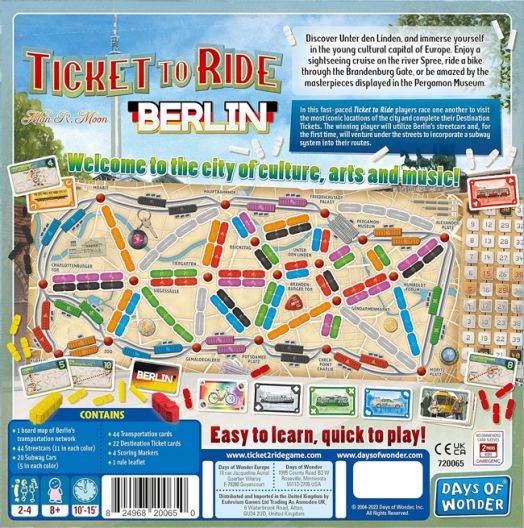 Настолна игра: Ticket To Ride Berlin