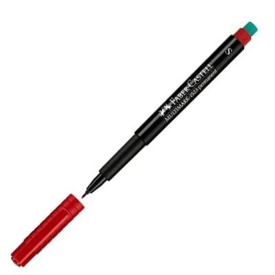 Тънкописец Faber-Castell OHP S, Червен