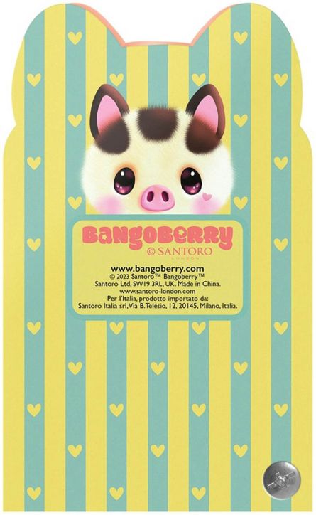 Тефтерче Santoro Bangoberry Piggy Pig