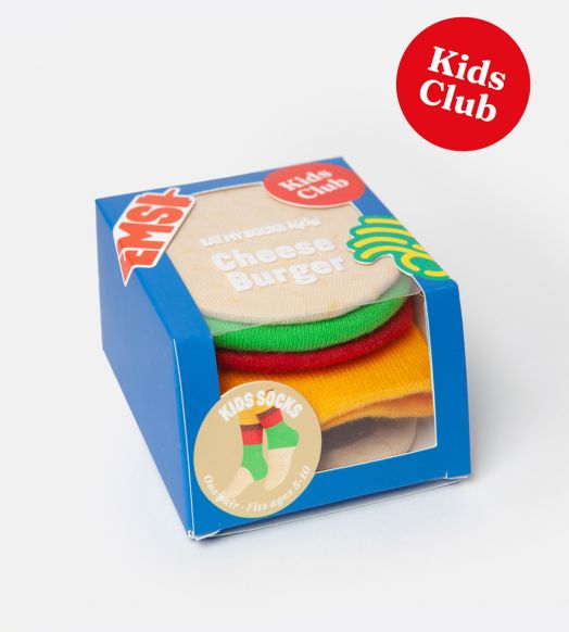 Детски чорапи Eat My Socks - Cheeseburger