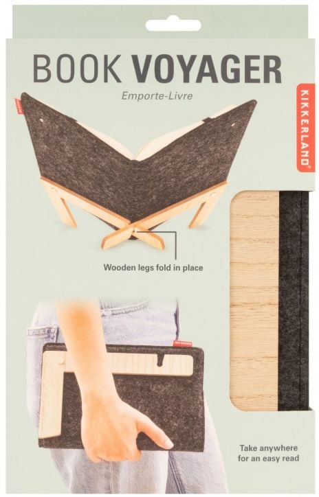 Сгъваема поставка за книга Kikkerland Book Voyager