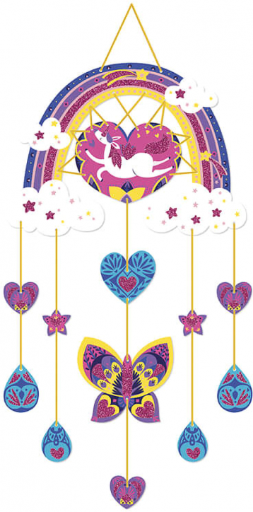 Креативен комплект Janod - 6 декорации с дъга