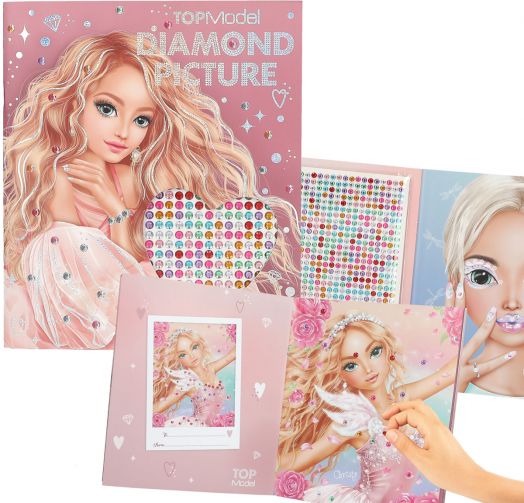 Диамантена книжка за апликации Top Model