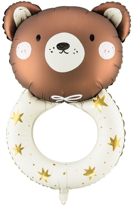 Фолиев балон PartyDeco - Мече дрънкалка