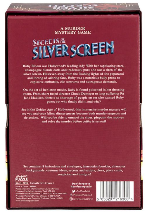 Игра Professor Puzzle: Silver Screen Murder Mystery