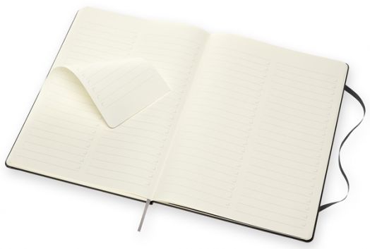 Черен тефтер Moleskine Pro Collection A4 Black с твърди корици