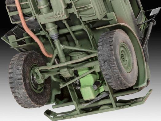 Сглобяем модел Revell - Unimog 2T milgl