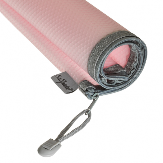 Папка с цип Snopake Mesh Zippa Bag DL, пастелно розово