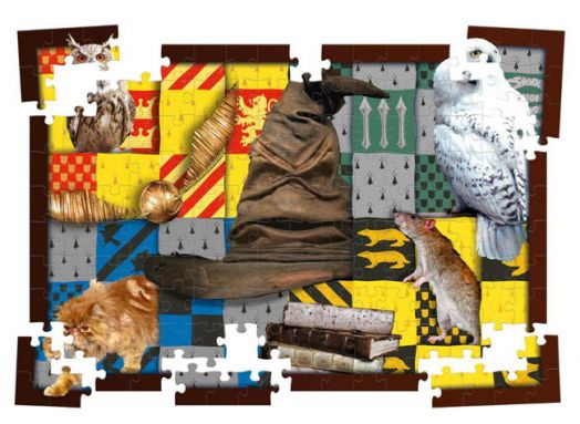 Комплект пъзели Winning Moves: Harry Potter 5 в 1