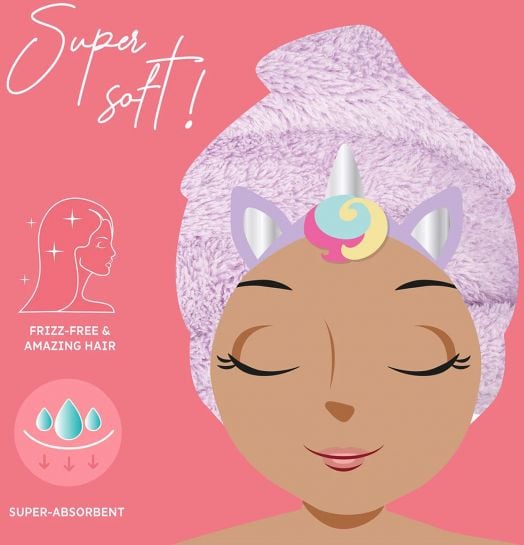 Кърпа за коса Legami - Love my hair, Unicorn
