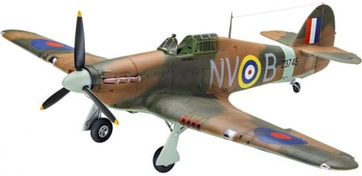 Сглобяем модел Revell - Самолет Hawker Hurricane MK IIB