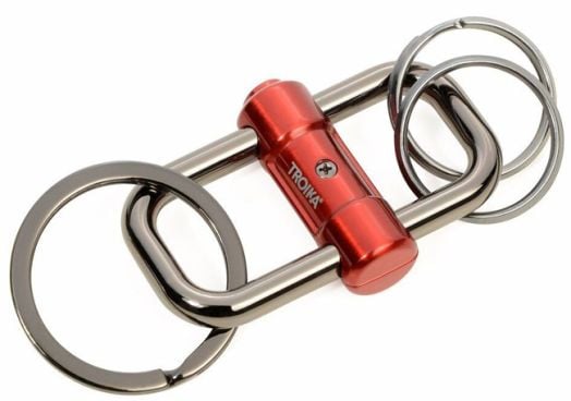 Ключодържател Troika 2-WAY KEY, червен