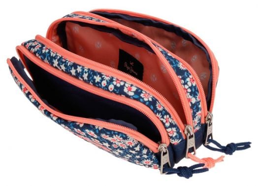 Несесер Pepe Jeans Leslie с три отделения и ръкохватка