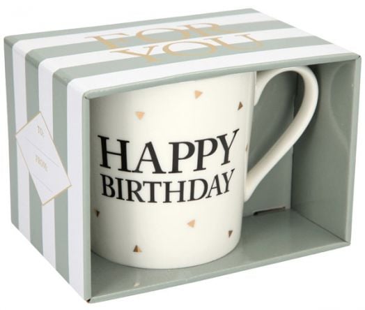 Порцеланова чаша - Happy Birthday