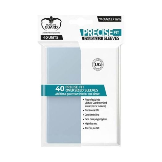 Протектори за карти Ultimate Guard: Precise-fit Sleeves, 40 бр.