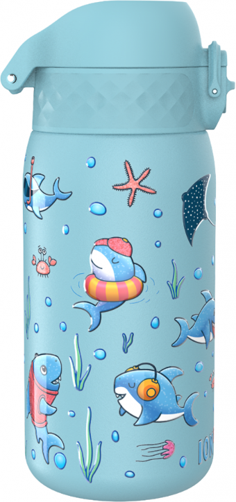 Бутилка за вода Ion8 - Акули, 400 мл.