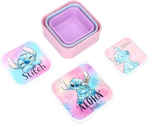 Комплект кутии за храна Vadobag Stitch Fresh Bites, 3 бр.