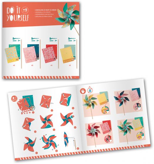 Творчески комплект Djeco: Направи въртележки Sweet