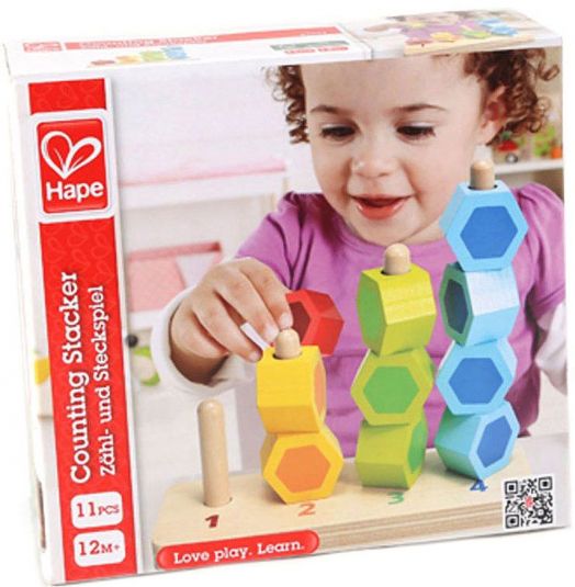 Разноцветни форми за нанизване Hape