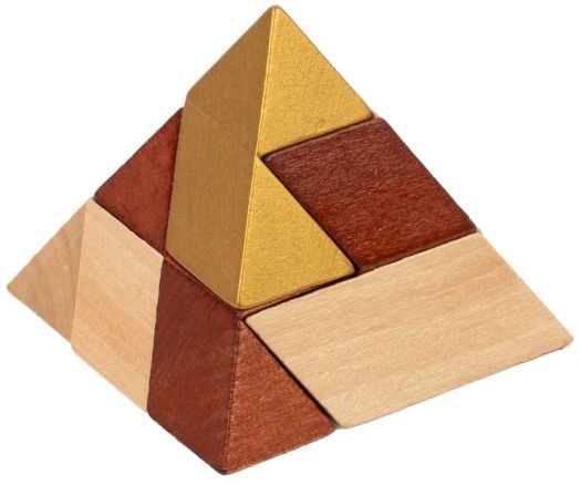 Дървен 3D пъзел Professor Puzzle, Пирамидите в Гиза