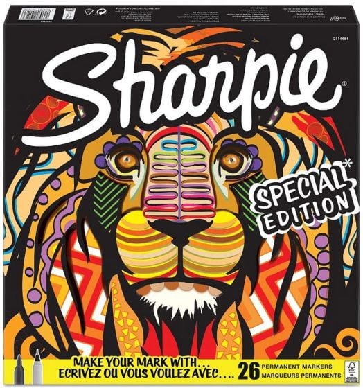 Комплект перманентни маркери Sharpie Lion, 26 бр.