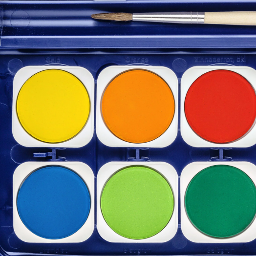 Акварелни боички Staedtler, 12 цвята