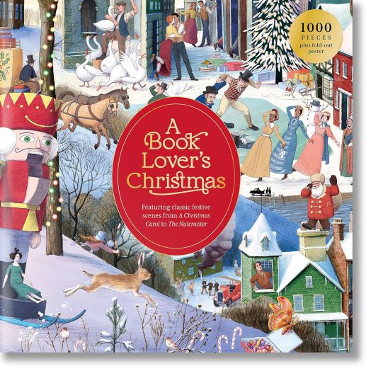 Пъзел Laurence King: A Book Lover's Christmas, 1000 части