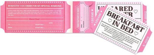 Романтични ваучери Legami на английски език