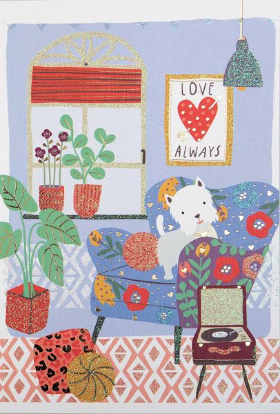Картичка Busquets за Св. Валентин: Домашен уют