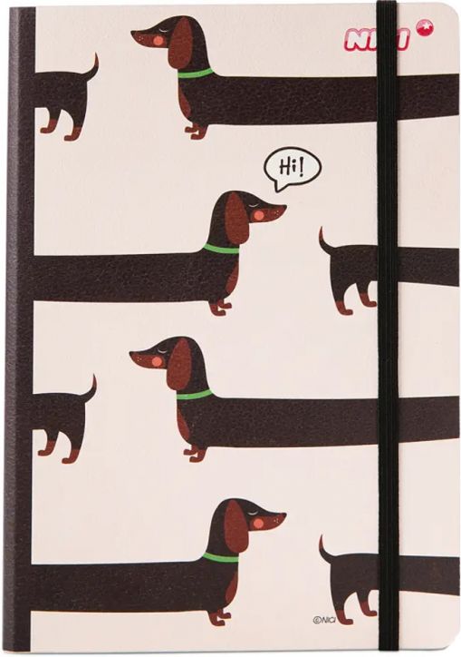 Тетрадка Nici - Дакел, 64 листа